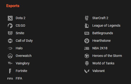 ggbet esport games