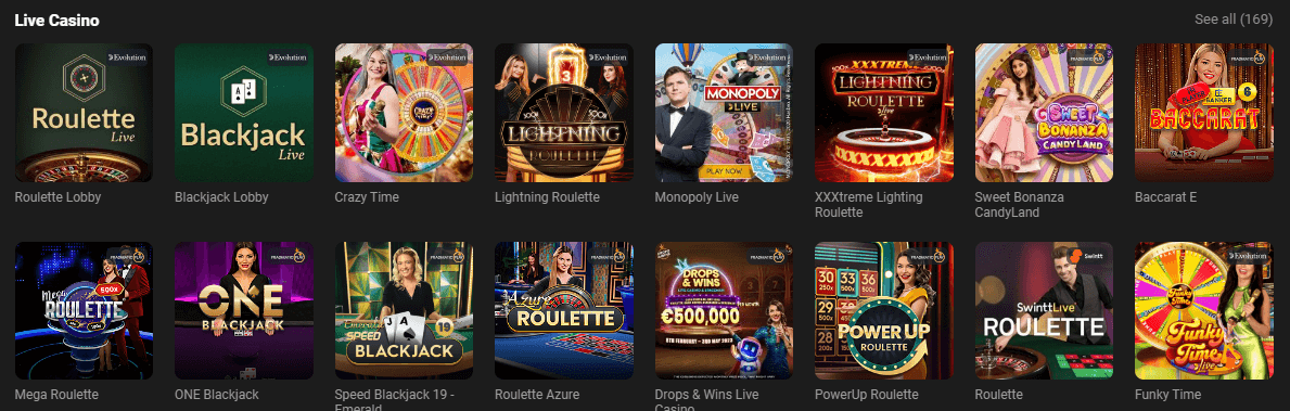 ggbet live casino games
